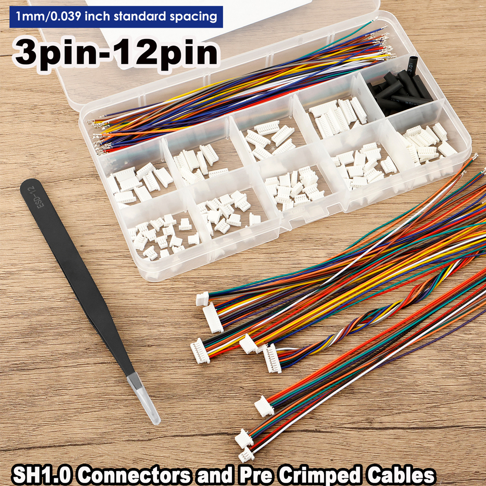 Drone Kit Plug And Play - SH1.0mm Connector Kit with 150pcs 28AWG
