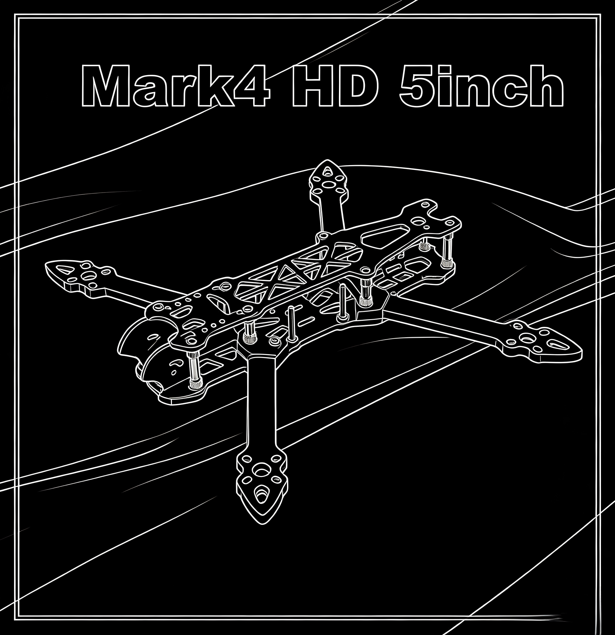 Drone Kit Octocopter - MARK4 V2 Mark 4 V2 5inch