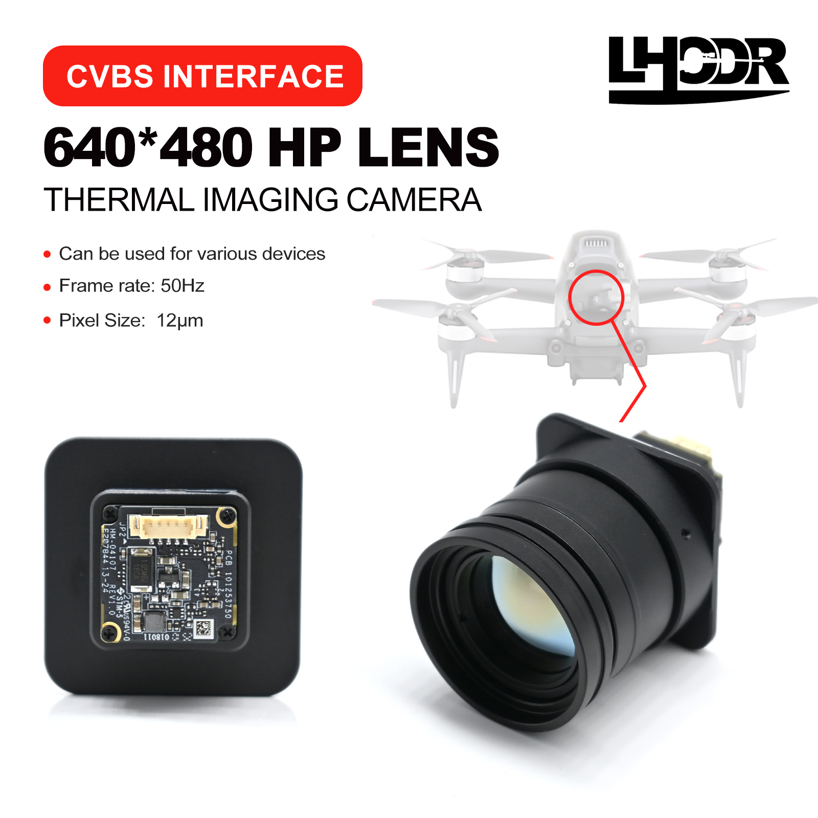 30mm 640x480 pix Drone thermal - Drone Kit Fpv review and price