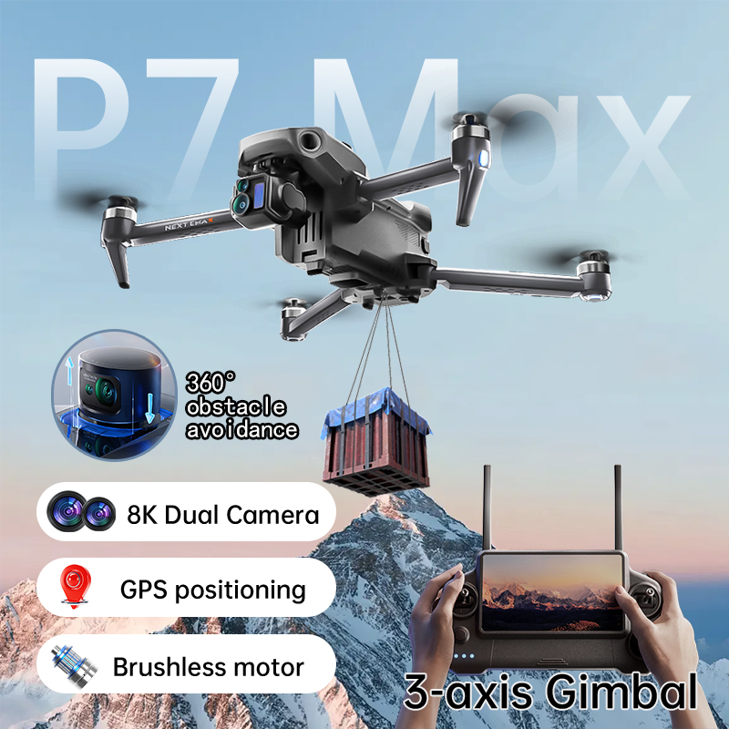 NEW P7 Max Drone 8K Camera GPS - Drone Kit Fpv review and price
