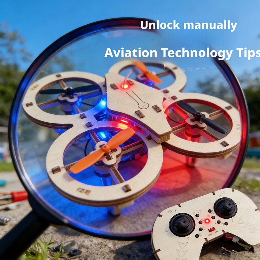 DIY Wooden RC Drone Quadcopter - Drone Kit Octocopter review and price