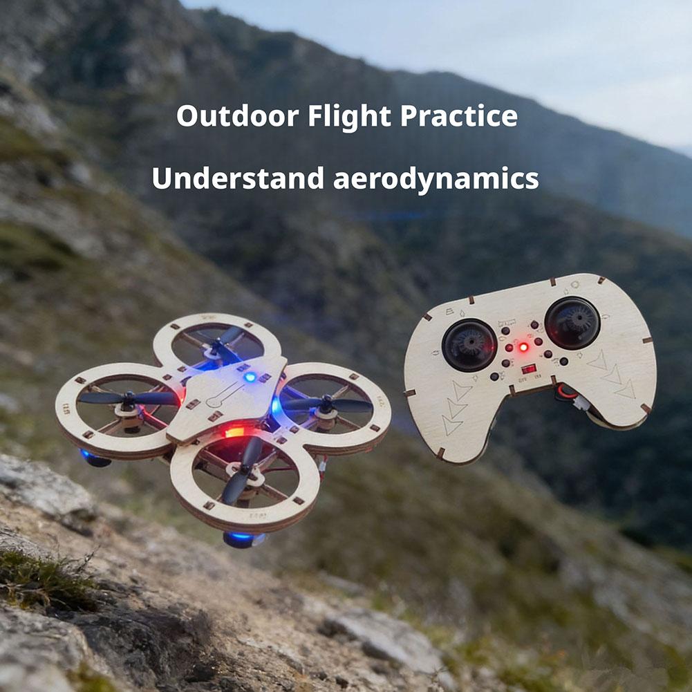 DIY Wooden RC Drone Quadcopter - Drone Kit Octocopter review and price