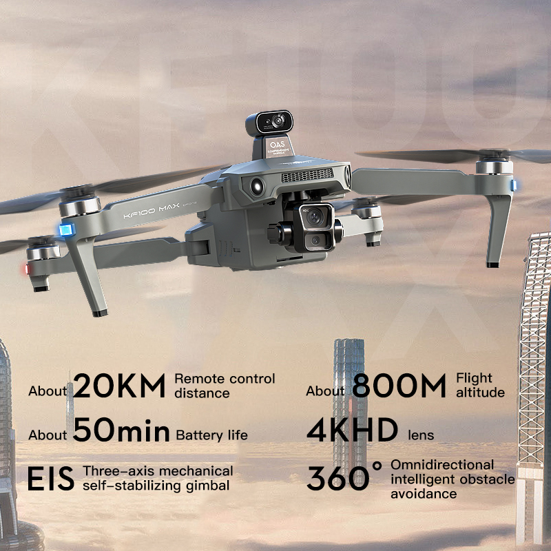 SJRC KF100 MAX 8K UHD Photo HD - Drone Kit Professional review and price