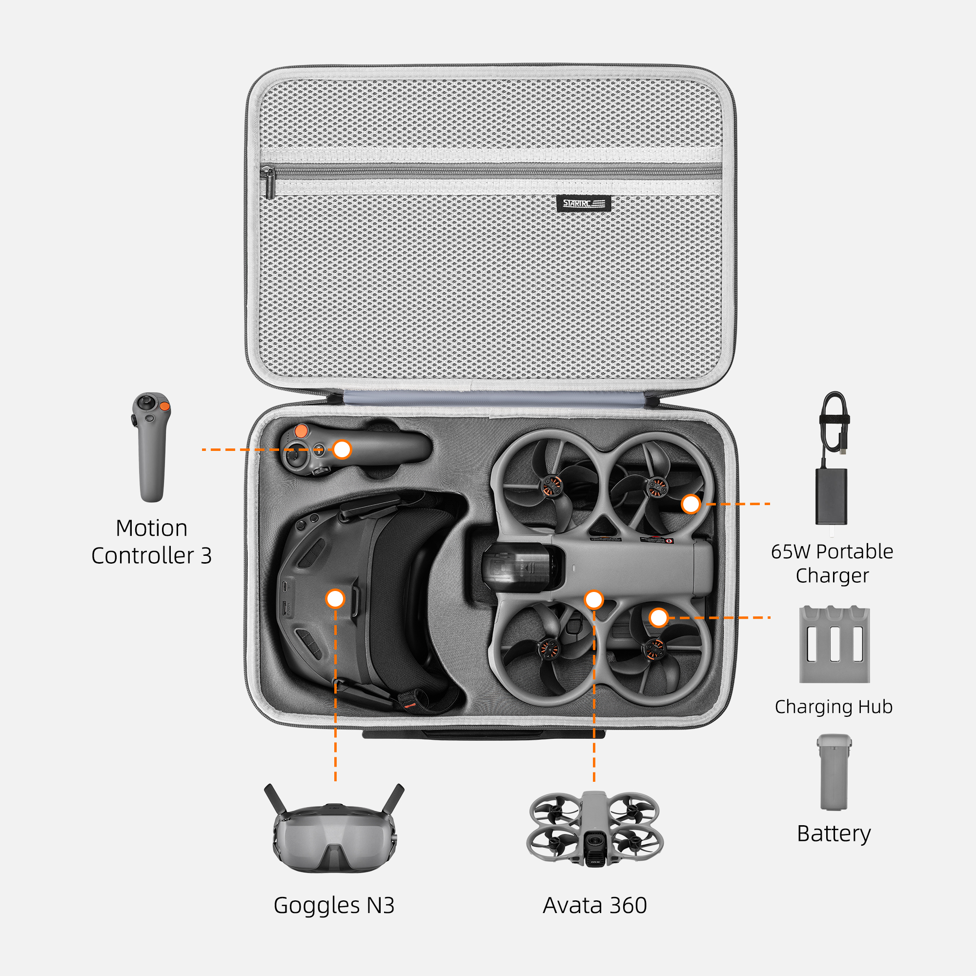 Portable Storage Bag For DJI A - Drone Kit Waterproof review and price