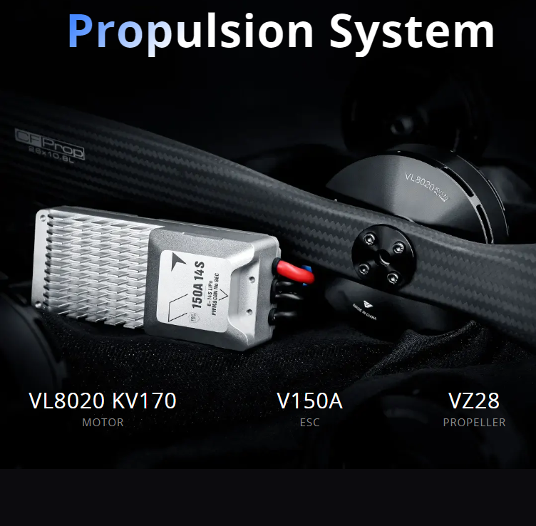 T-MOTOR VL8020 KV170 12S 20kg/ - Drone Kit Vtol review and price