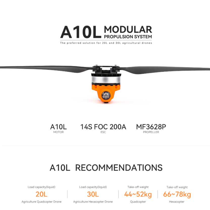 T-MOTOR A10L 12S 14S High Powe - Drone Kit Hexacopter review and price