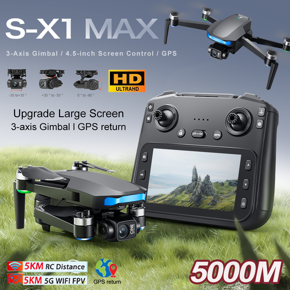 New S-X1 MAX Drone GPS 8K Prof - Drone Kit Professional review and price