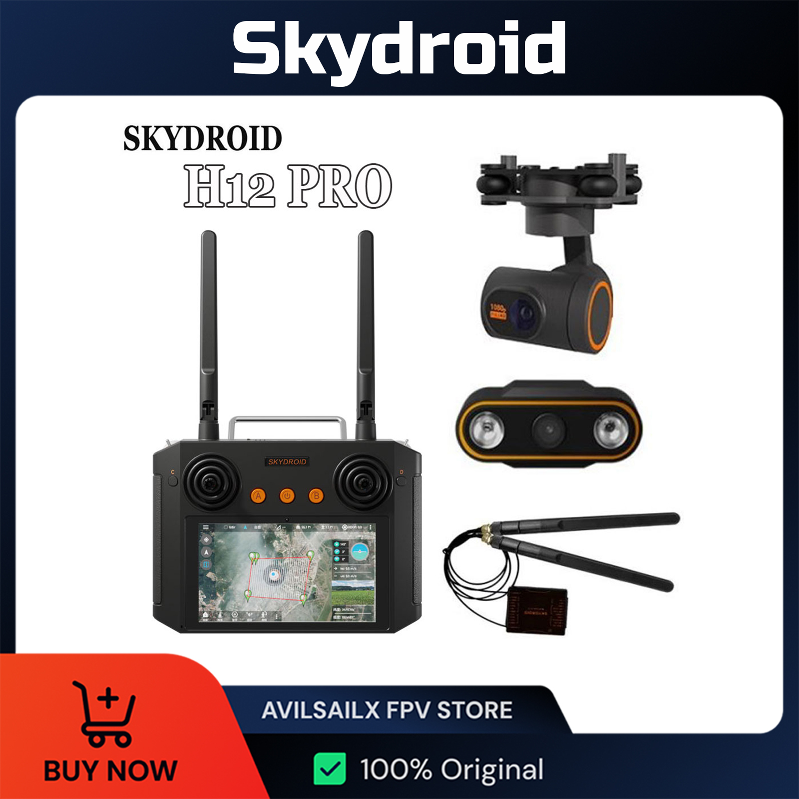 Skydroid H12 PRO Remote Contro - Drone Kit Hexacopter review and price