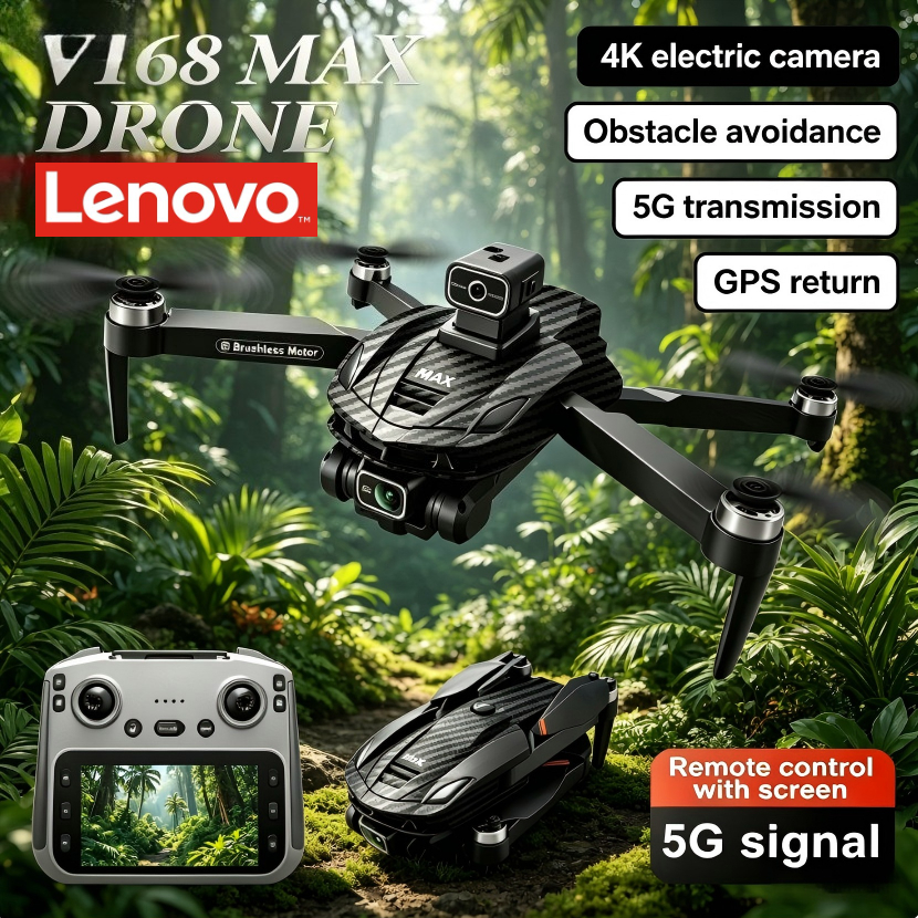 Lenovo V168 MAX 8K HD Drone 5G - Drone Kit Long Range review and price