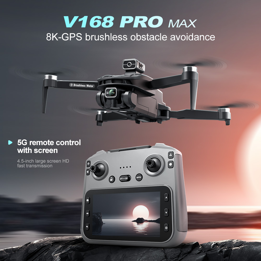 Lenovo V168 MAX 8K HD Drone 5G - Drone Kit Long Range review and price