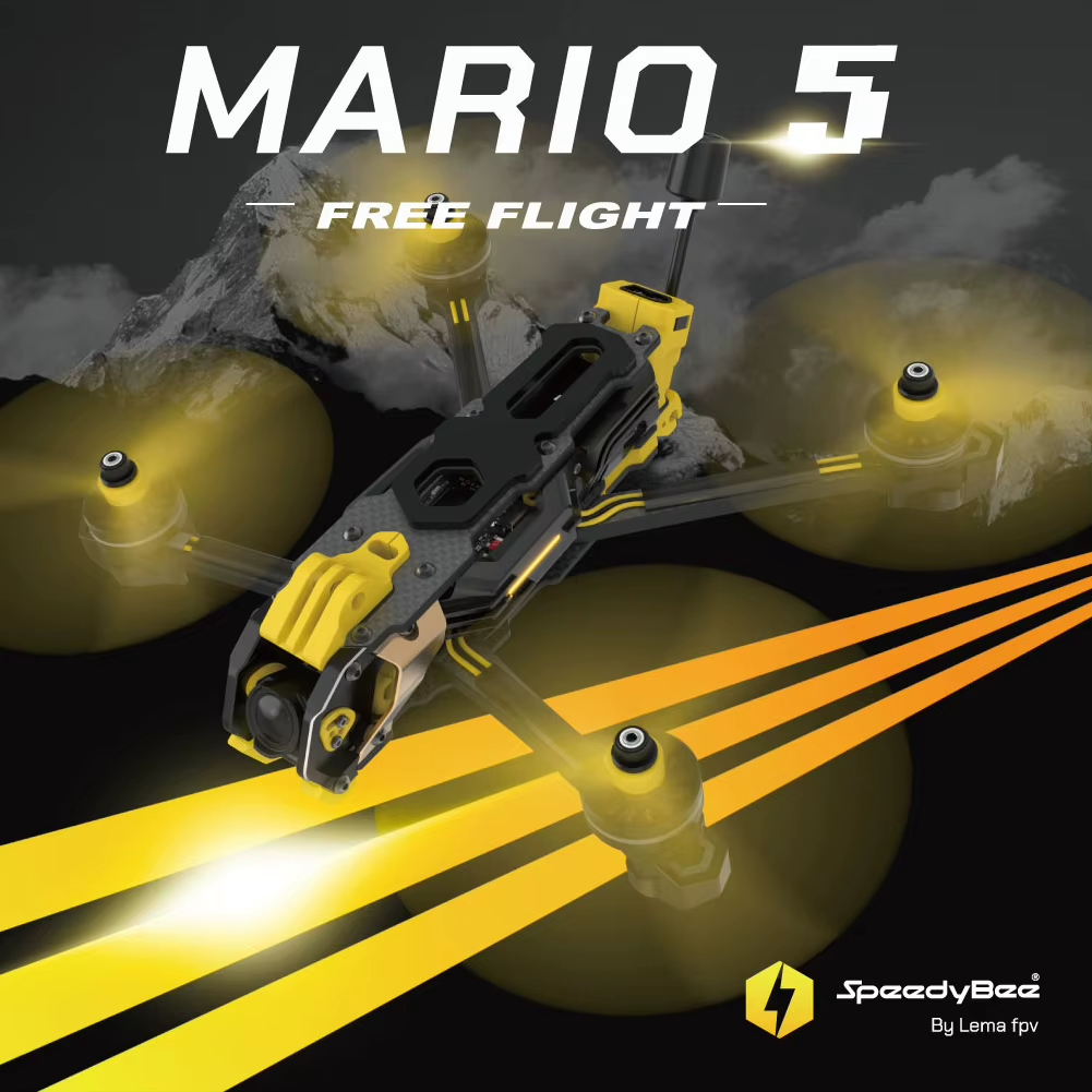 SpeedyBee Mario 5 Frame 5 Inch - Drone Kit Build Yourself review and price